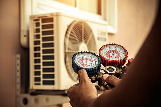 Professional Heat Pump Repair technician working in Lodi, OH